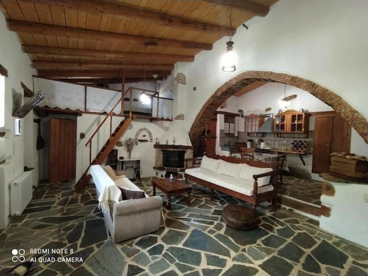 Afrodite'S House-Restaurated Oil Factory Agia  エクステリア 写真